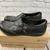 Clarks Collection Ashland Lane Leather Comfort Flats Button Black 10 Narrow NEW