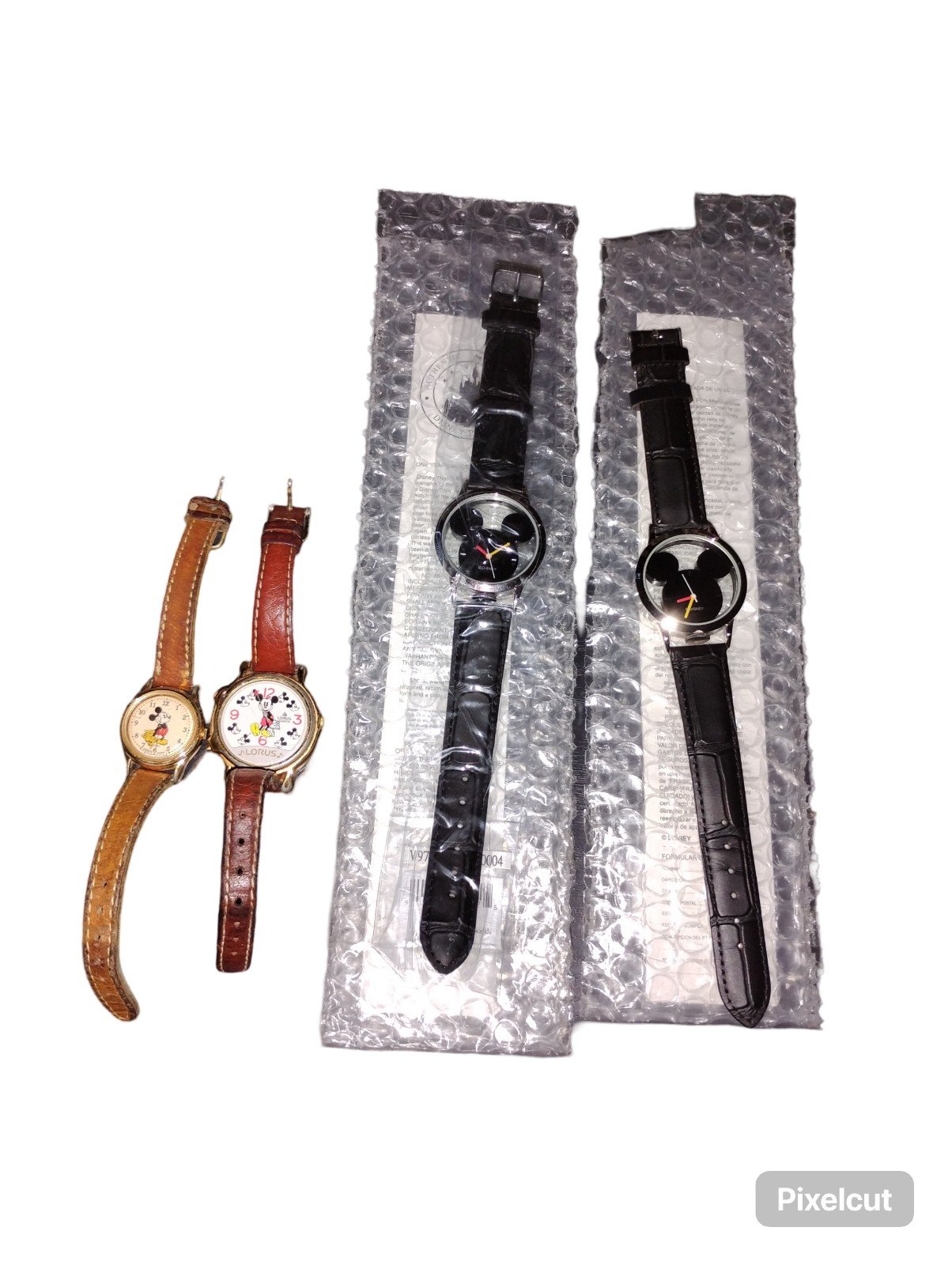 A lot of Disney Mickey mouse watches. One is Brand new still in wrapping!