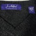 J. Ashford Men's Dark Grey Mélange Cashmere Pullover Sweater M