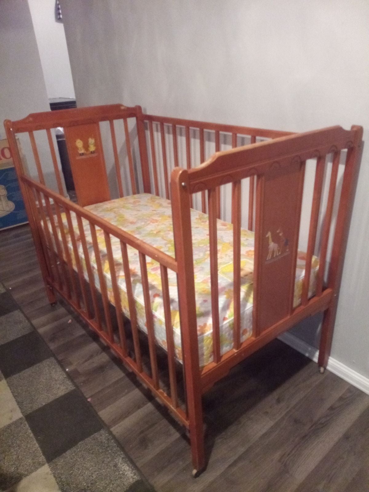Vintage baby bed crib
