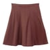 NWOT VANESSA BRUNO Skirt S Paris Brown A Line Stitch Detail Lined