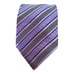 MOSCHINO Purple Striped Silk Tie Italy 58 -3.7 EC