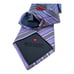 MOSCHINO Purple Striped Silk Tie Italy 58 -3.7 EC