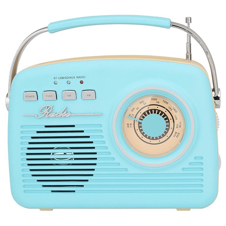 Supersonic Multi-Function Bluetooth Retro Speaker Blue SC-1201BT