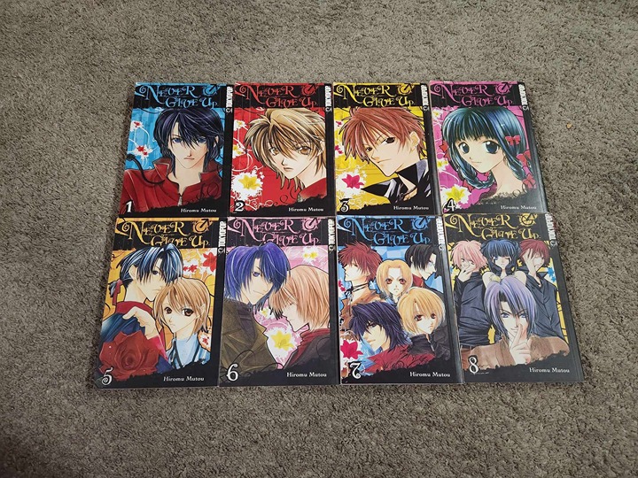Never Give Up Manga 1-8 Complete
