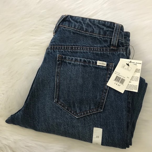 VOLCOM 1991 Straight Ankle Jeans 1x27