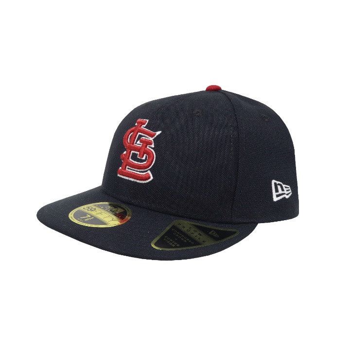 New Era 59Fifty St. Louis Cardinal Low Profile Navy Blue Fitted Cap Size 8