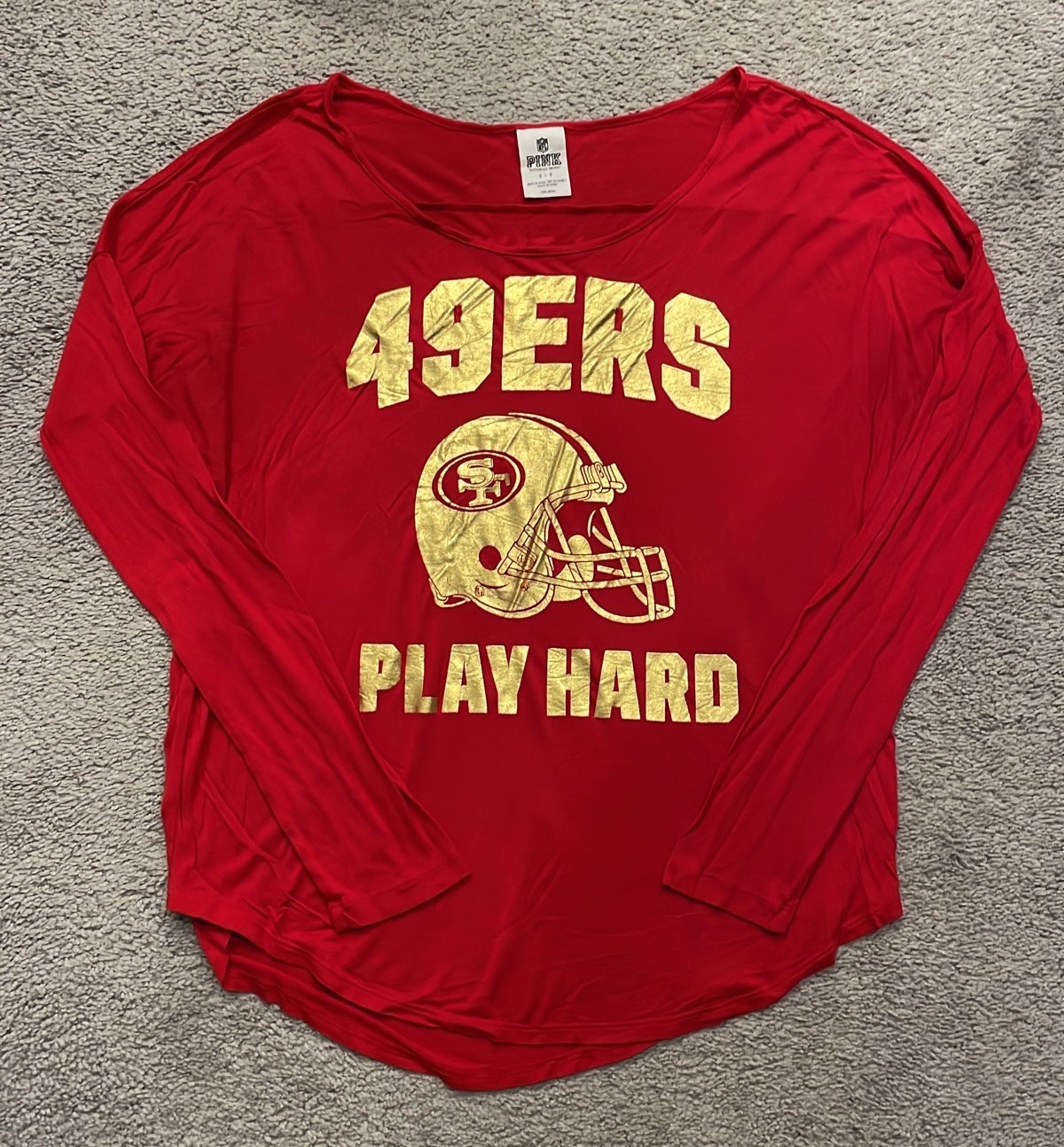 VS PINK San Francisco 49ers Long Sleeve Shirt