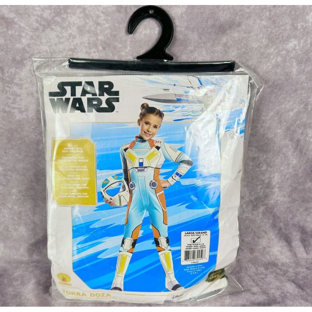 Torra Doza Star Wars Resistance Dress Up Halloween Deluxe Child Costume Large
