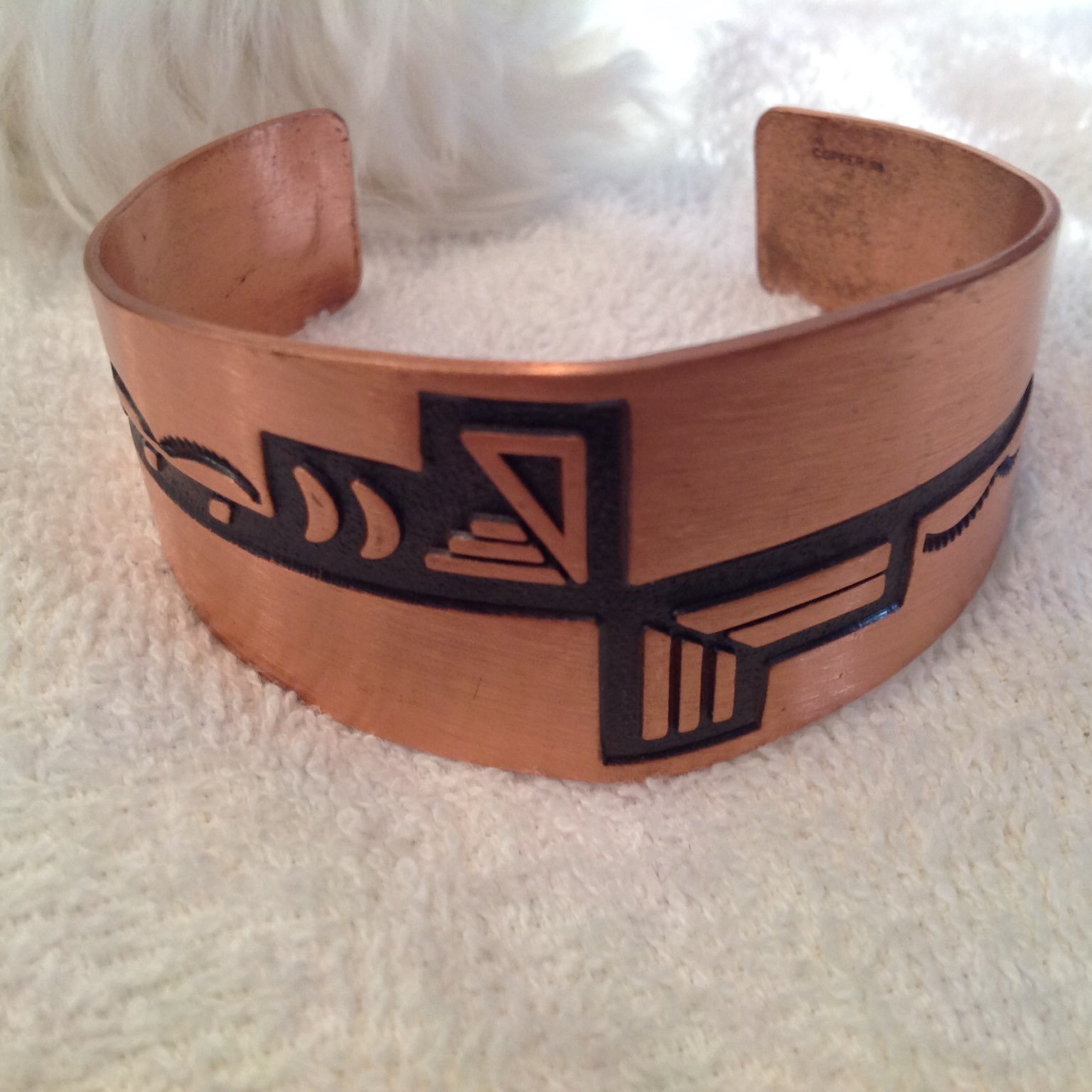 Vintage Copper Cuff Bracelet