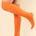 [Bundle] Sweater+Socks (Colorblock Turtleneck Sweater + Over-the-Knee Socks)