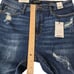 Judy Blue Jeans Womens 31 Dark Blue Capri Fit Denim Distressed High-Rise NWT