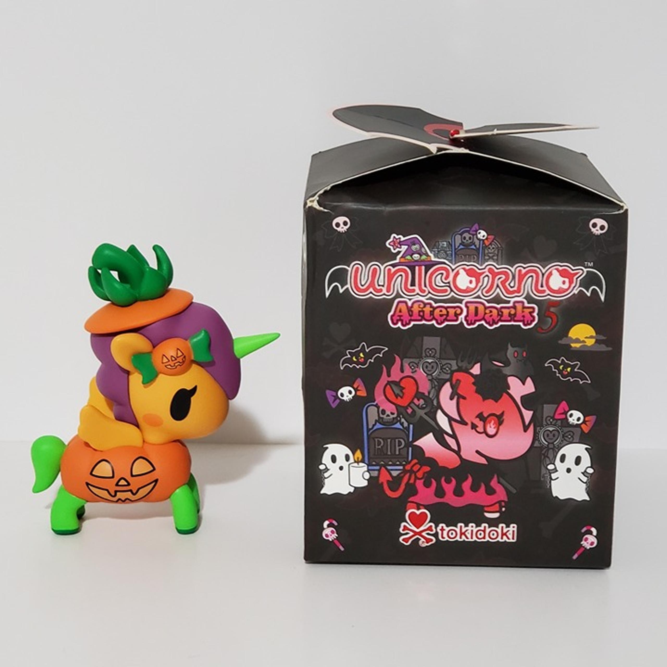 Tokidoki After Dark Halloween Unicornos Series 5 Blind Box Figure OPEN Pumpkin
