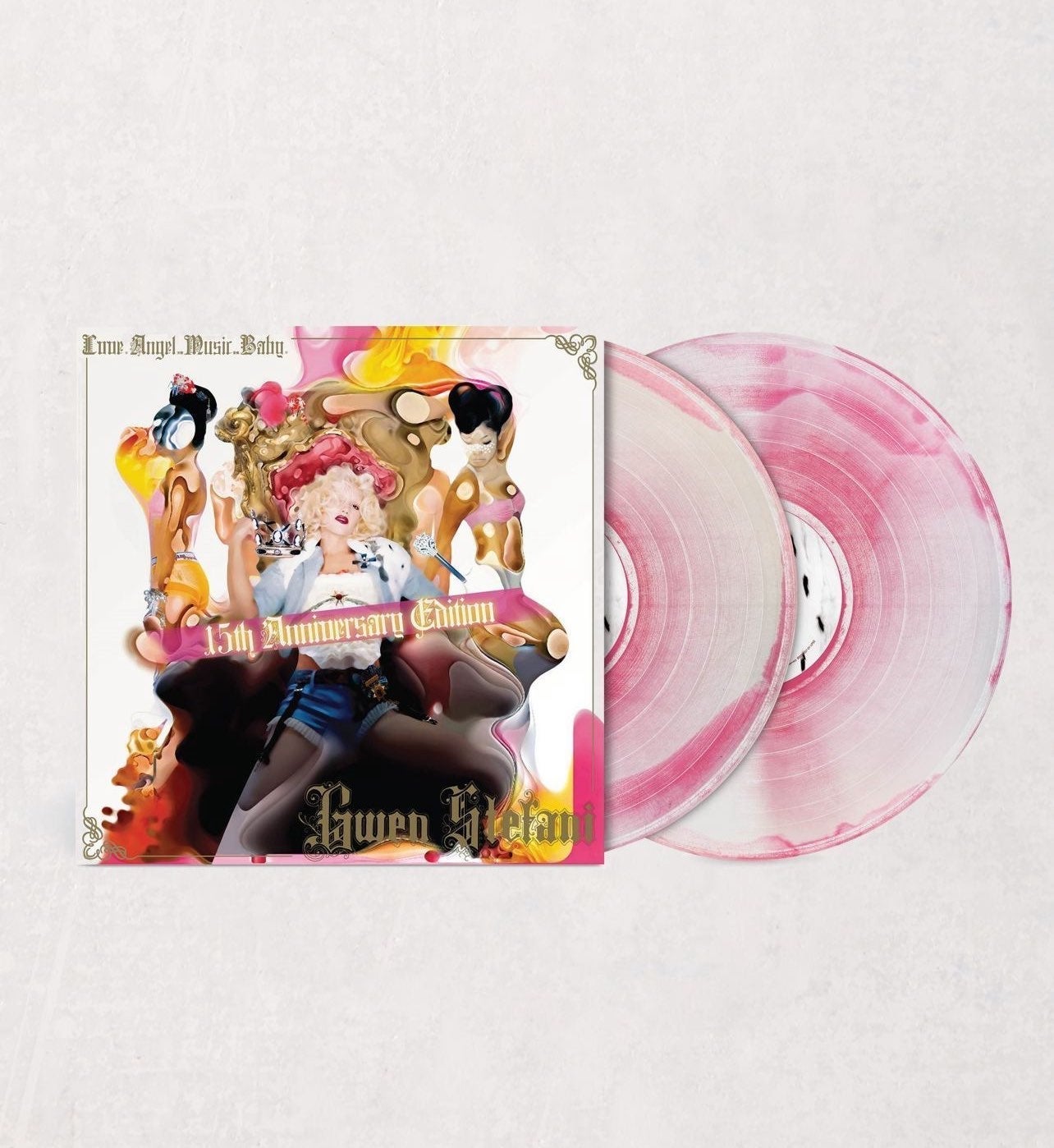 Gwen Stefani L.A.M.B. Pink & White Vinyl
