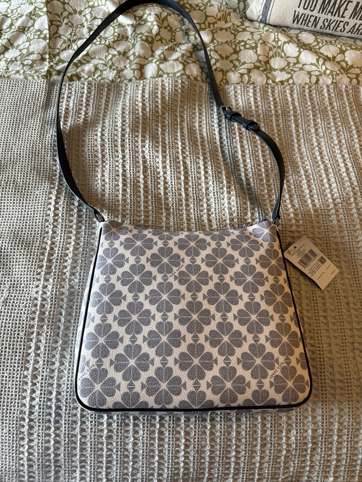 Kate Spade crossbody purse in Spade Flower print NWT