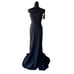 Sherri Hill 2 Piece Off the Shoulder Black Jersey Long Dress