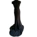 Sherri Hill 2 Piece Off the Shoulder Black Jersey Long Dress
