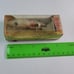 Vintage Heddon Whopper Stopper Hellbender Black White Lure w/ box & instructions