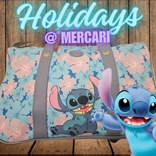 Disney Lilo And Stitch Travel Duffle Bag With Rolling Wheels and Handle Travel