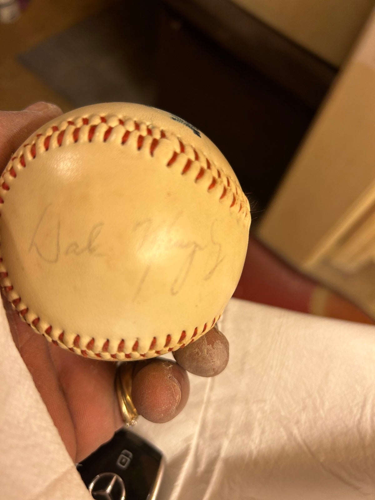 signed baseball