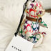 Coach Bear Bag Charm In Rainbow Signature Canvas