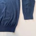 LL Bean Blue V Neck Cotton Cashmere Pullover Sweater XL