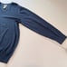 LL Bean Blue V Neck Cotton Cashmere Pullover Sweater XL