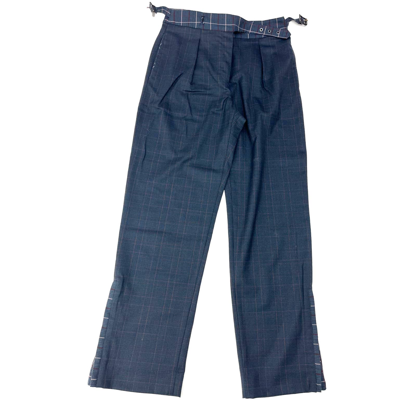 Rag AND Bone Women's Trousers Navy Plaid Size 6 NWOT