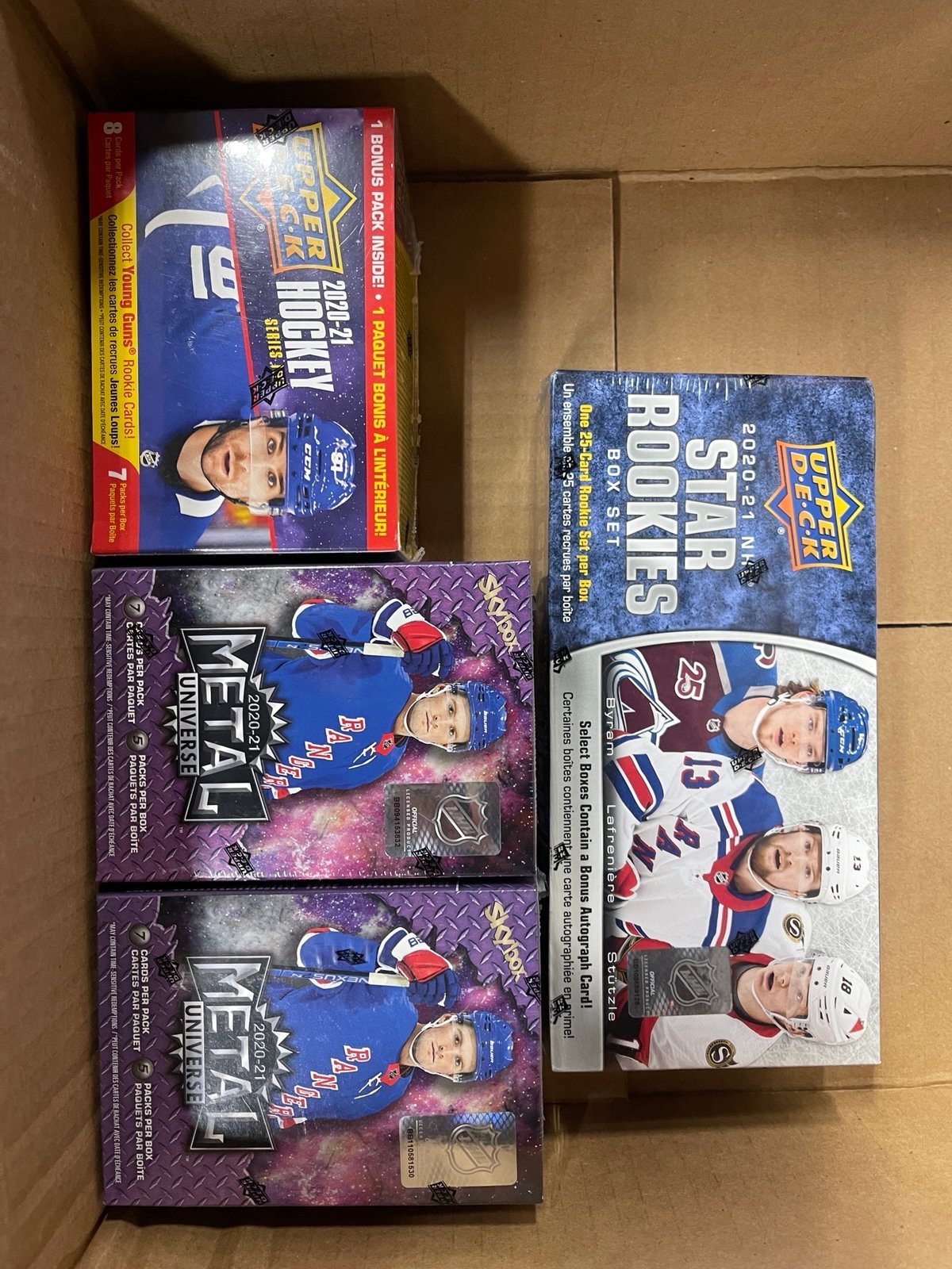 4 boxes of hockey