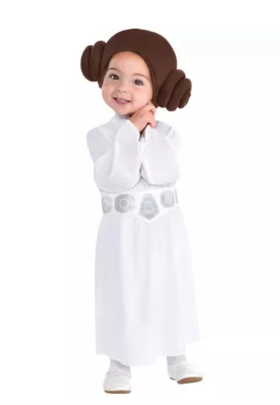Star Wars Princess Leia Baby Girl Costume Size 3-6 Months