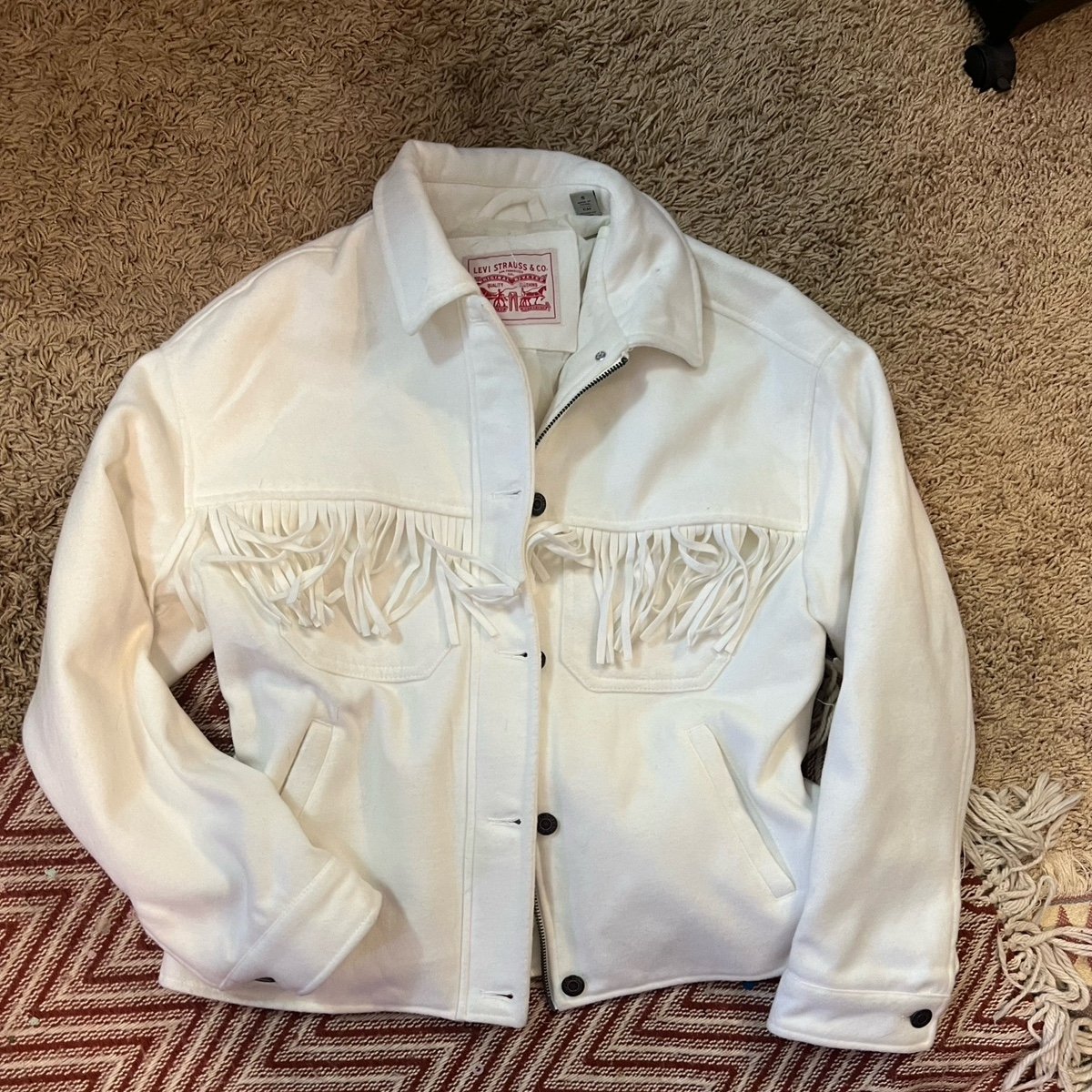 Levi's fringe jacket