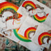 Vintage Cannon Unicorn Rainbow Towel Set RARE LGBTQ+