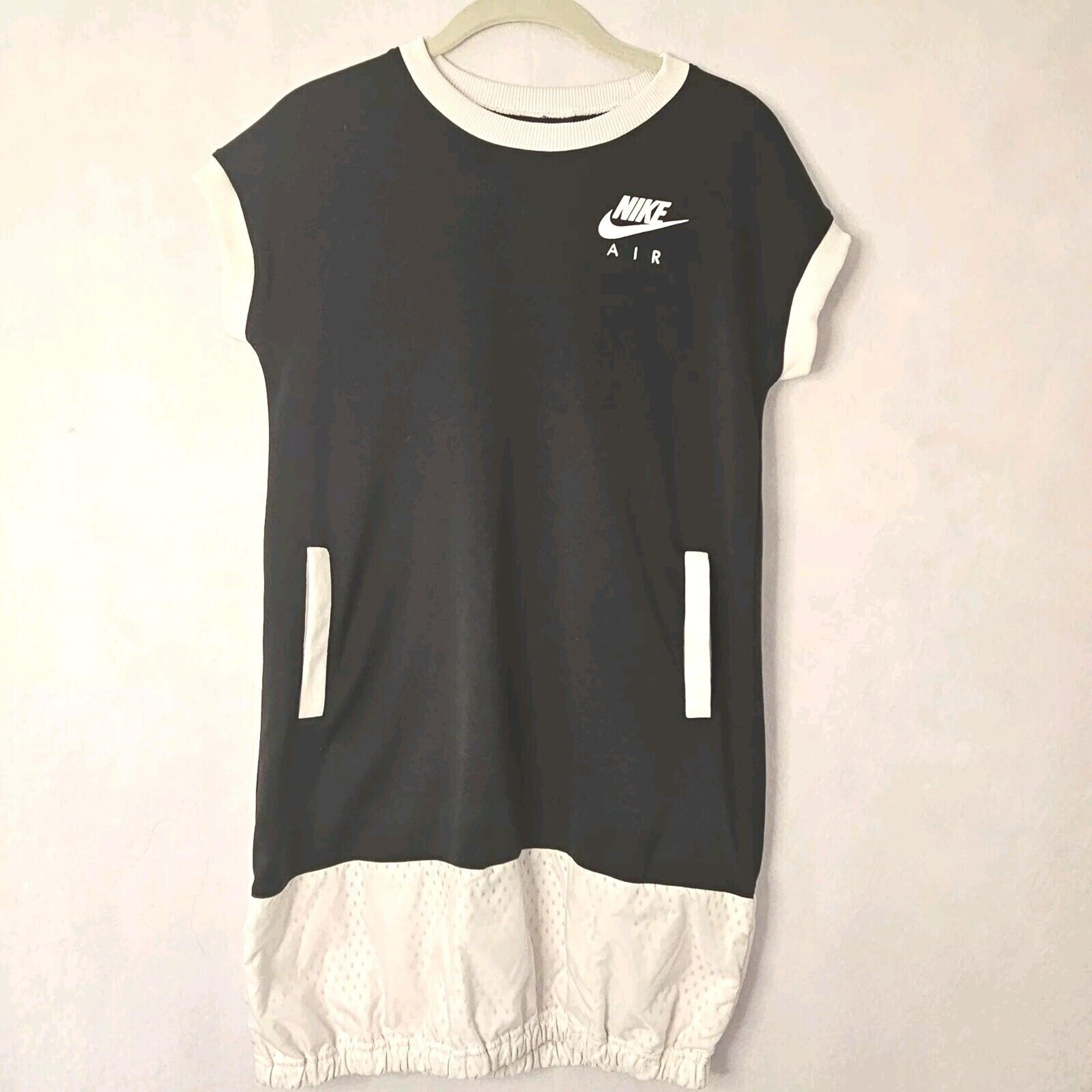 NIKE Short Sleeve Dress Tunic Sz Large Jersey With Pockets