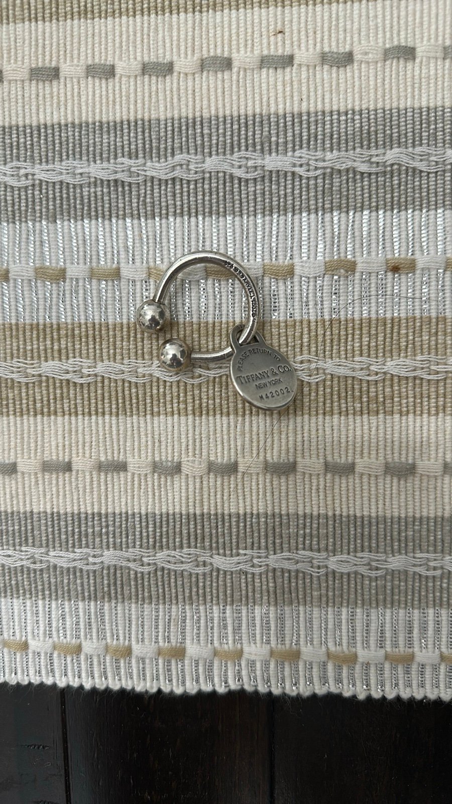 Tiffany and Co. keychain