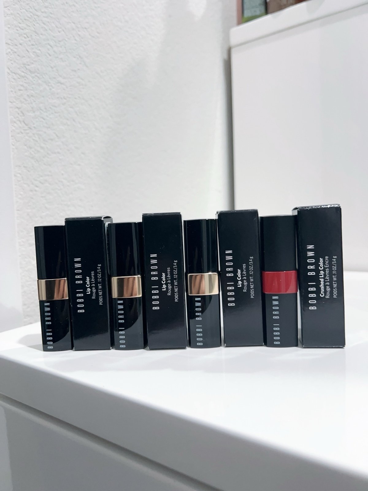 4PCS Bobbi Brown Lip Color Lipstick Set FULL SIZE