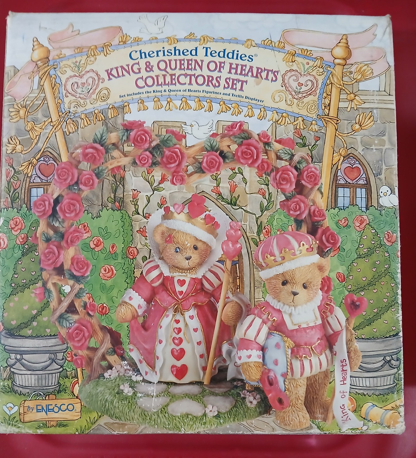 Cherished Teddies King & Queen of Hearts Collectors Set