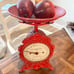 Vintage Antique Collectible English Victorian Salter Red household scale no 49