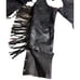 Vintage Women's Hudson Genuine Leather Chaps Motor Cycle Light Black Size Medium