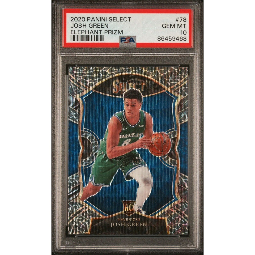 2020-21 Panini Select Josh Green Elephant Print Case Hit Rookie #78 PSA 10