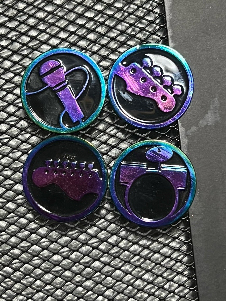 Rock Band X Epic Games Pins