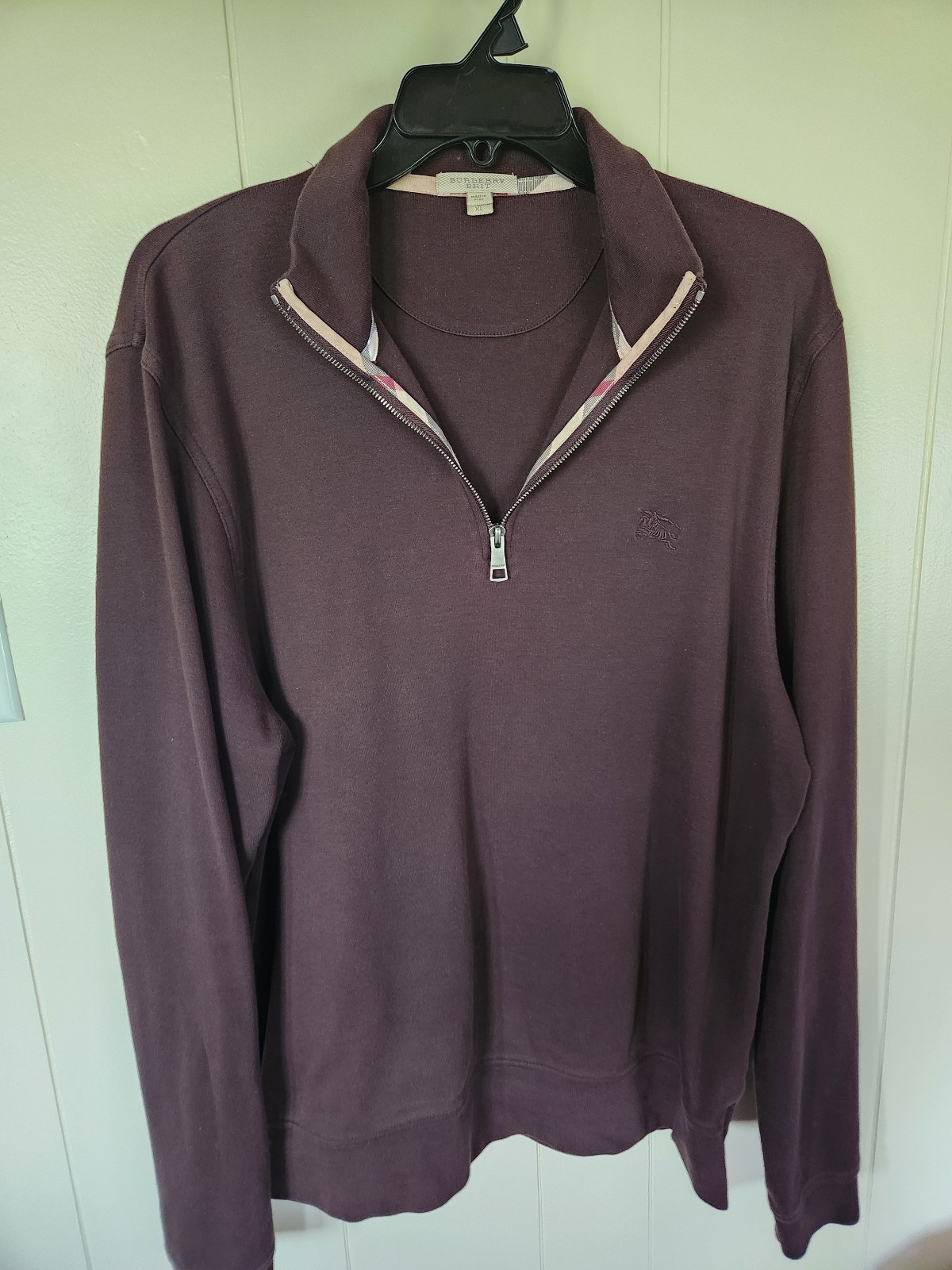 Burberry long sleeve polo shirts