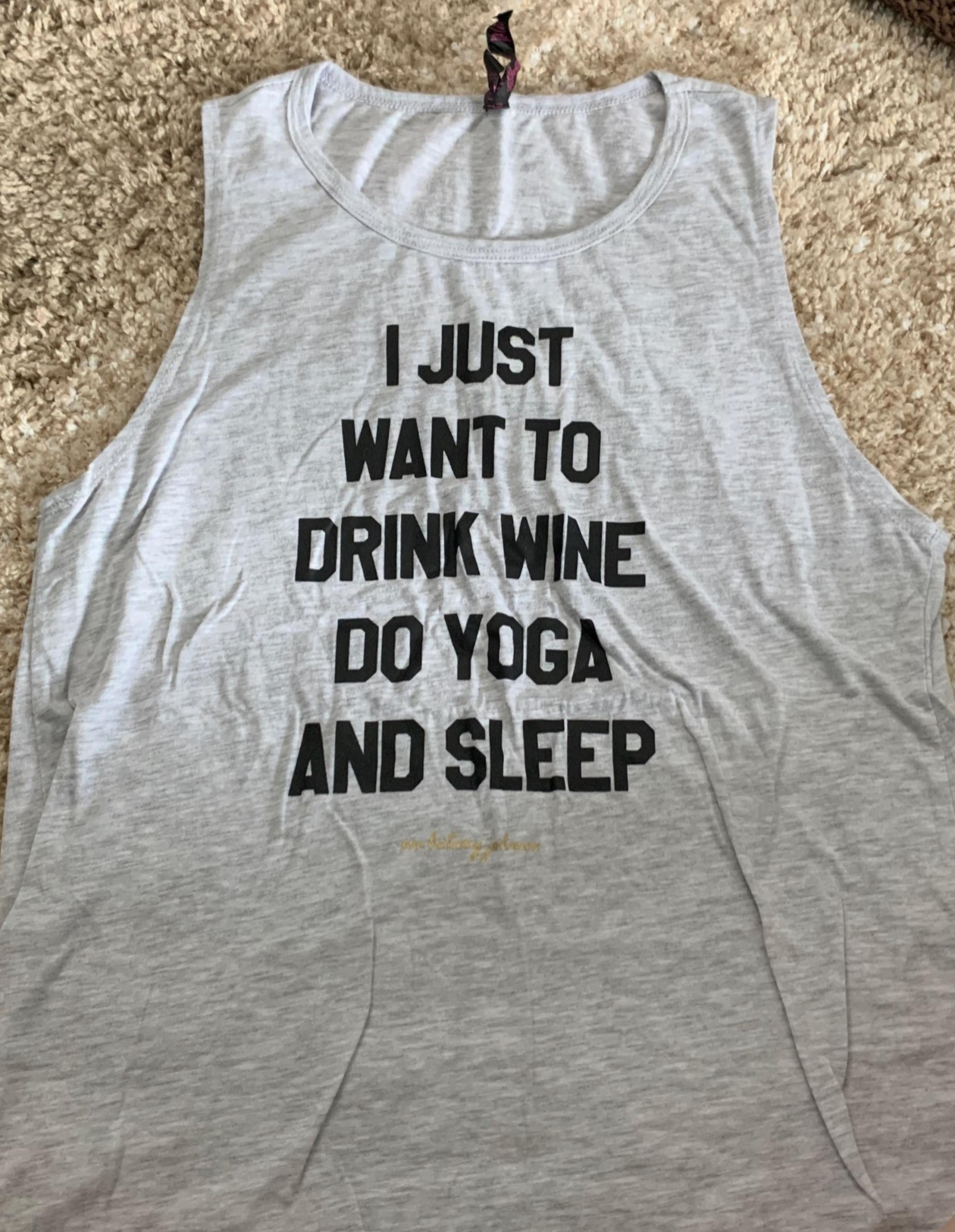 Women’s Tank I Just Want To Drink Wine