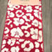 Juicy Couture Home Red/White Leopard Print Bath Rug Set