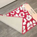 Juicy Couture Home Red/White Leopard Print Bath Rug Set