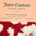 Juicy Couture Home Red/White Leopard Print Bath Rug Set