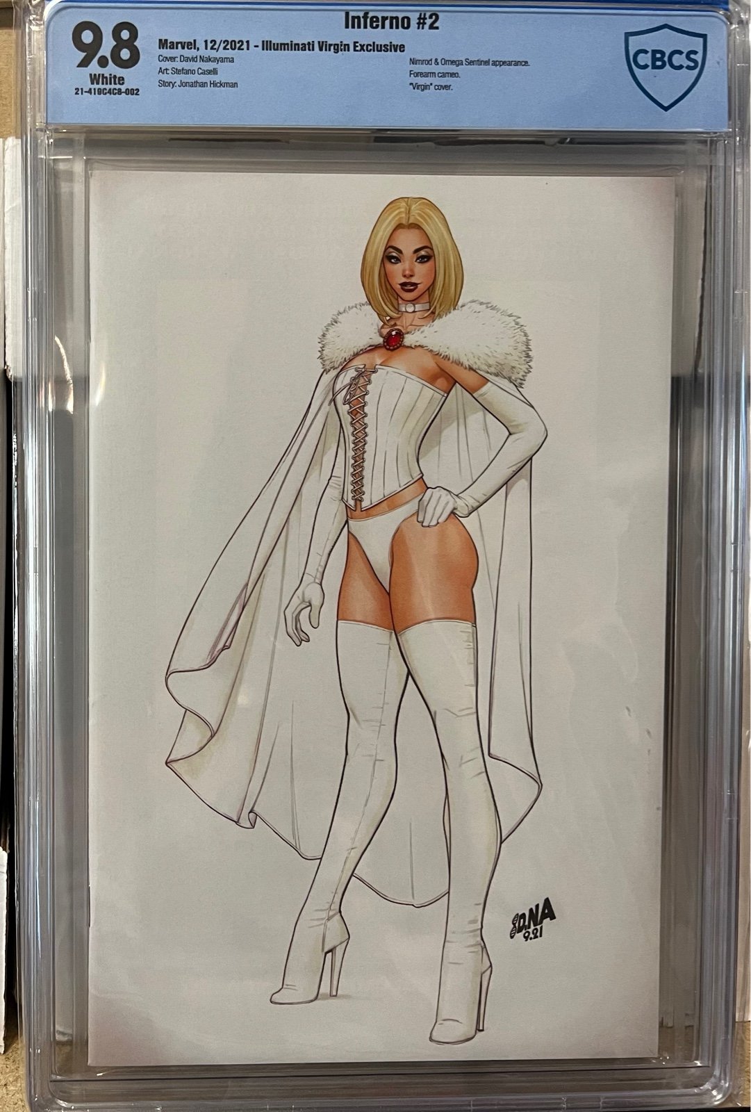 Inferno 2 Emma Frost David Nakayama CBCS 9.8
