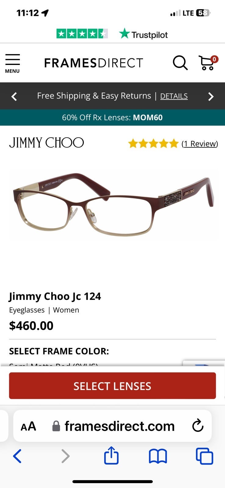Jimmy Choo Frames