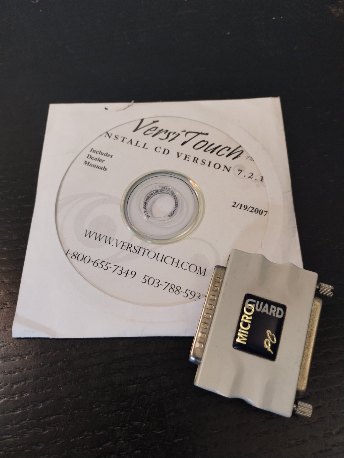 VersiTouch Point of Sale Software Key and Install CD