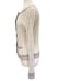 Free People Walk In The Park Ribbed Stripe Trim Cardigan Sweater SZ M Oatmeal