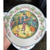 French Paris Street Entertainers Set 4 PC Joan Hansen 7 3/4” Porcelain Plates